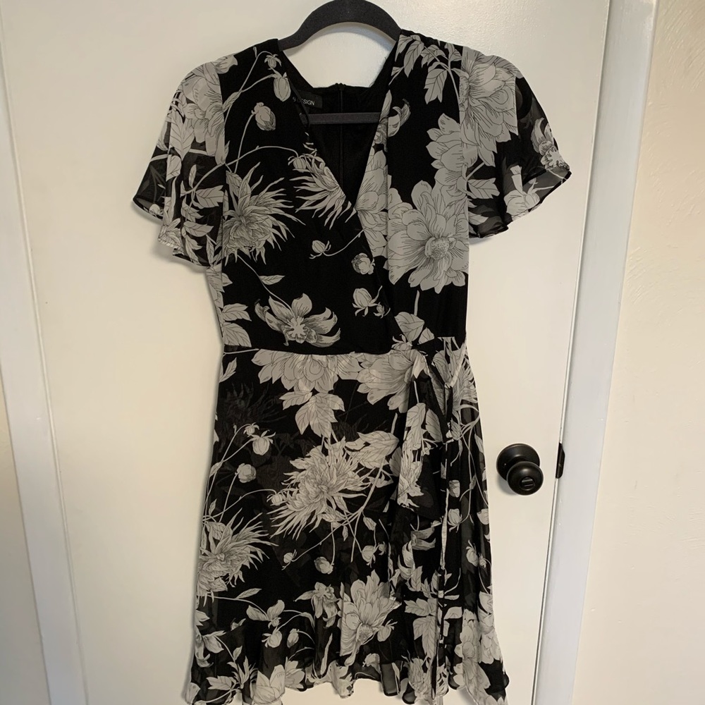 Black and white dress